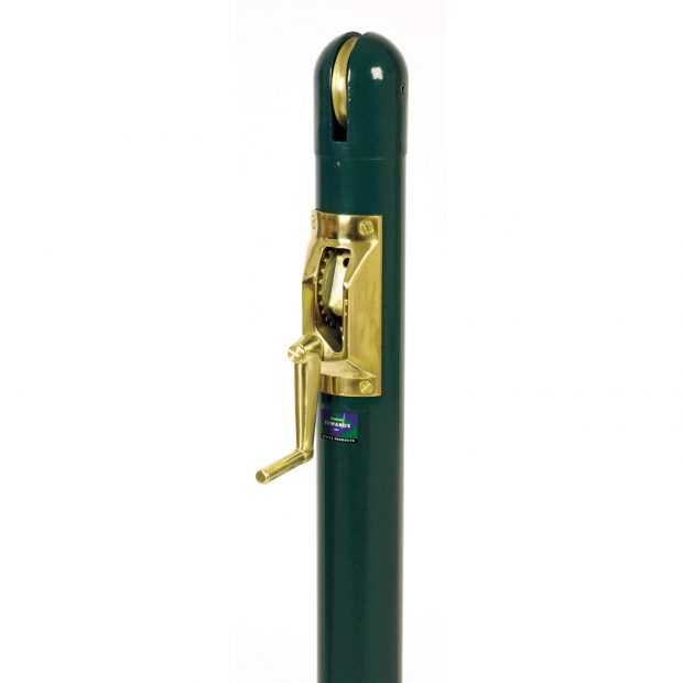 tennis net round post socketed