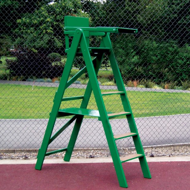 umpire chair wooden
