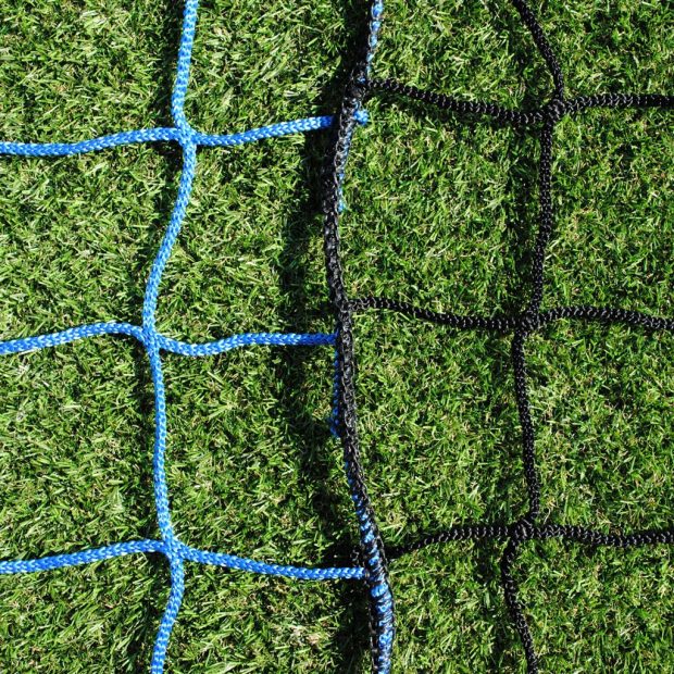blue and black netting