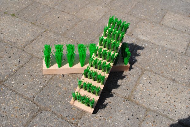 spare boot brushes green