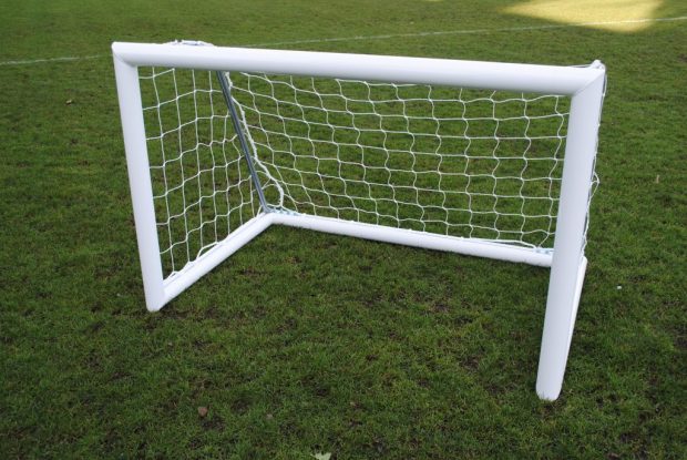 Football Target Goal 1.5 Meter Made From Aluminium on Grass