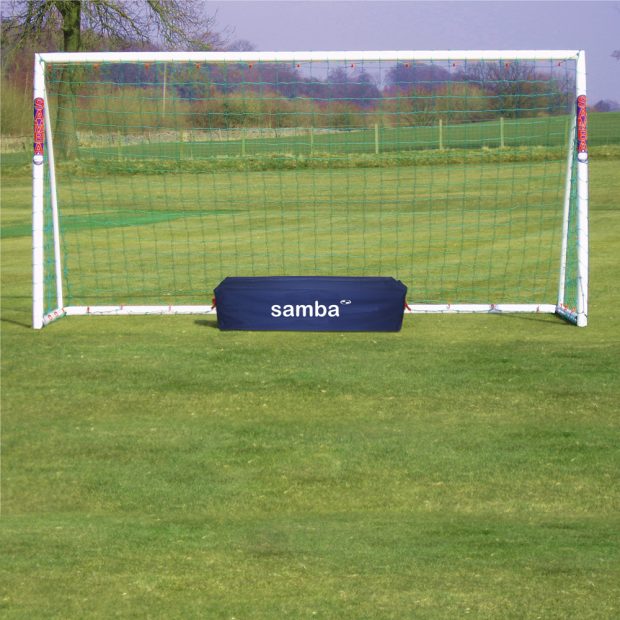 12x6 mini soccer straight run back goal Samba