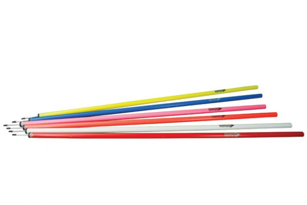 boundary pole various colours