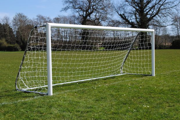 Lightweight 12x4 Folding Mini Soccer Goal